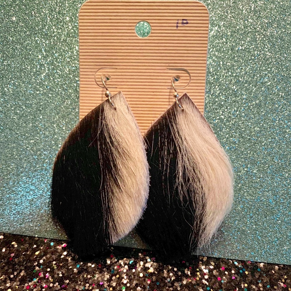 Cowhide Earrings